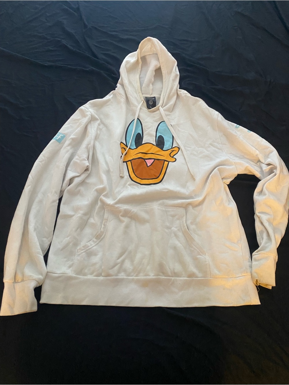 Disney Donald Duck Face Hoodie